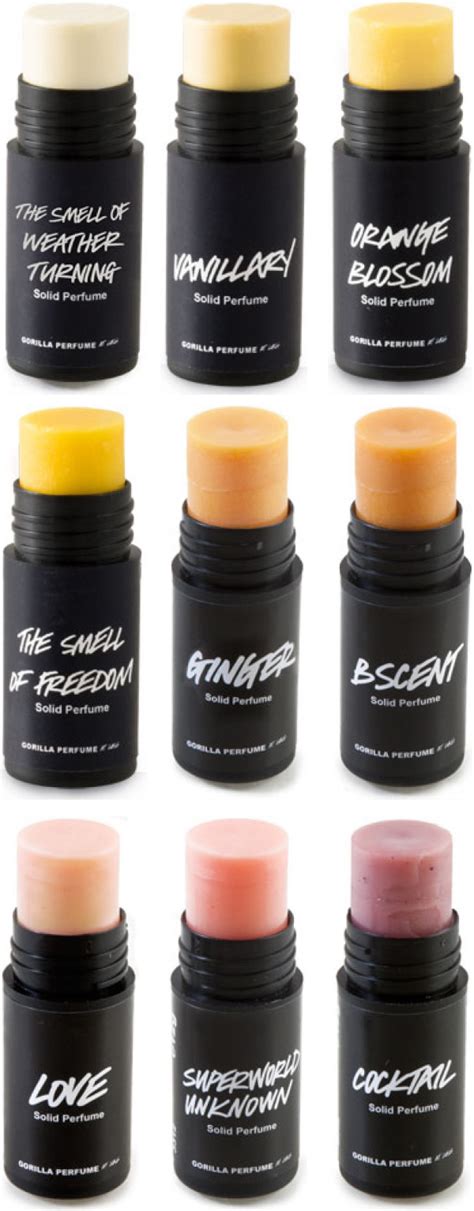 lush solid perfumes